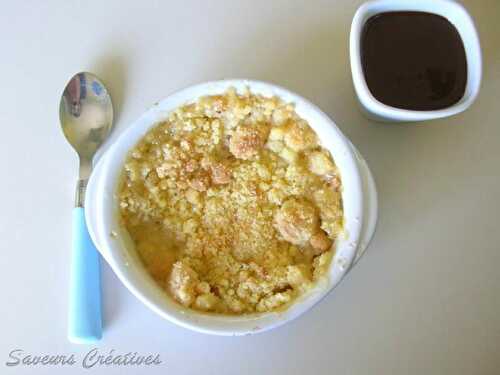 CRUMBLE GOURMAND A LA POIRE