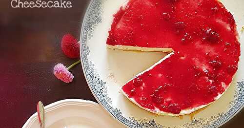 Cheesecake - Framboise au Yaourt de Brebis sans cuisson