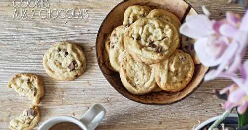 Cookies aux 2 Chocolats ... si gourmands ... si croquants... si fondants...