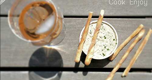 Crême de Thon au Mascarpone, Olives Noires et Câpres