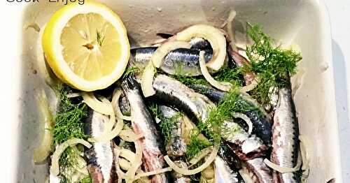 Des sardines marinées à la plancha - Citron, Oignons, Fenouil Frais