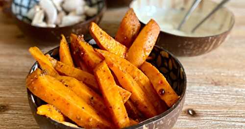 Frites de Patates Douces aux Herbes de Provence au Four 