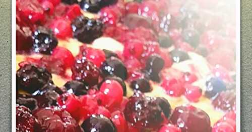 Gateau Moelleux aux Fruits Rouges et aux Amandes