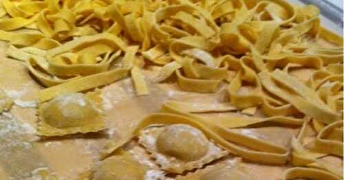 Raviolis et Tagliatelles maison