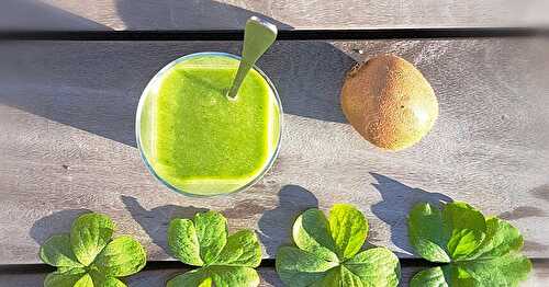 Se désaltérer : Green Smoothie Epinard Kiwi