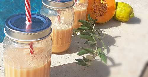 Se désaltérer: Smoothie Melon, Citron, Lait Végétal et Huile d'Olive