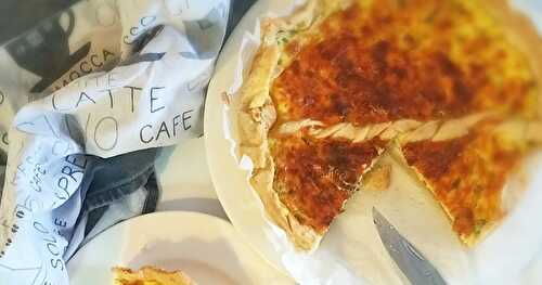 Tarte Gourmande Fromagère au Rocamadour, Coriandre et Graines de Moutarde