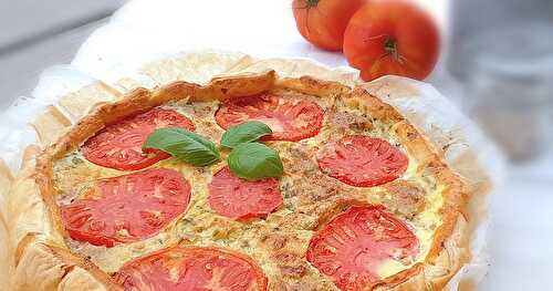 Tarte Gourmande Thon Tomates Basilic