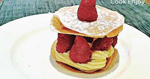 THERMOMIX : Comme un Millefeuille aux Framboises - Feuilles de Filo