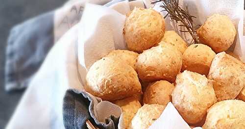 Thermomix : Gougères ou Choux Parmesan Romarin