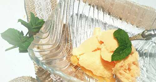 THERMOMIX : Sorbet Melon - Menthe