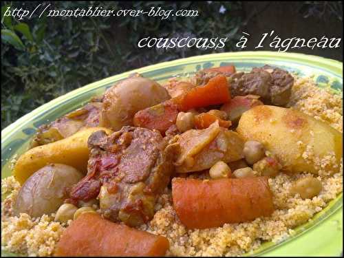 Couscous à l'agneau :