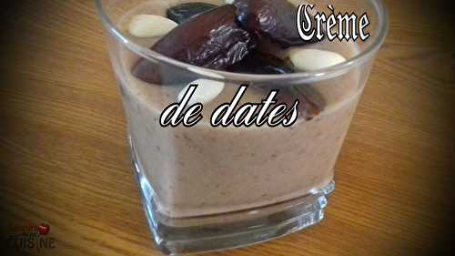 Crème de dates.