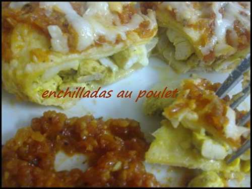 Enchiladas au poulet: