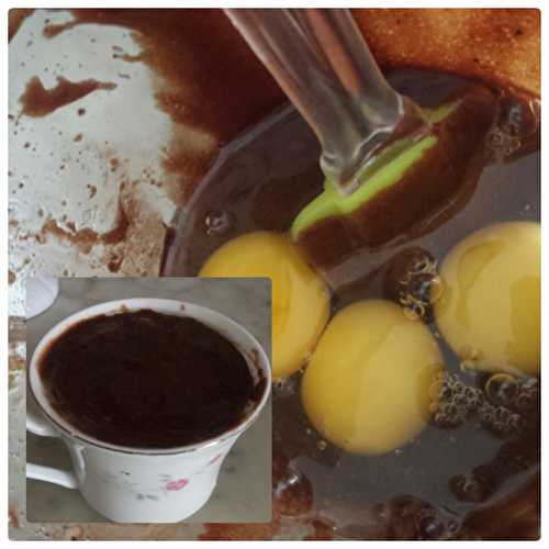 Gâteau café-chocolat - Saveurs de cuisine .