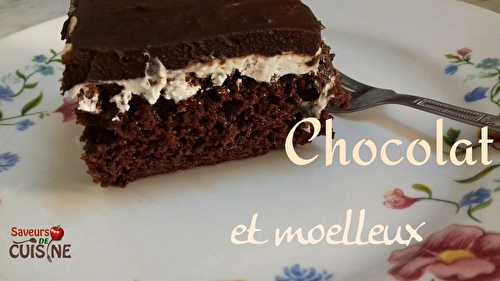 Gâteau chocolat à la chantilly. - Saveurs de cuisine .