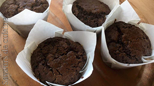 Muffins tout chocolat.