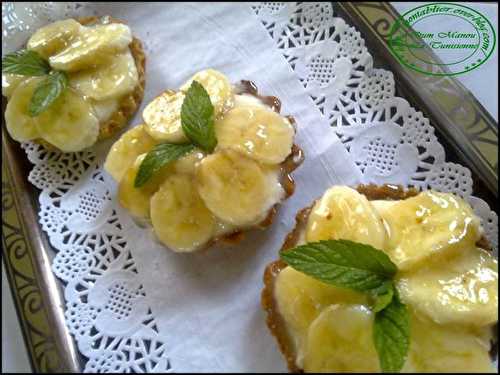 Tartelettes à la banane: