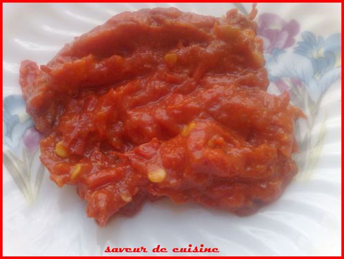 Harissa maison:
