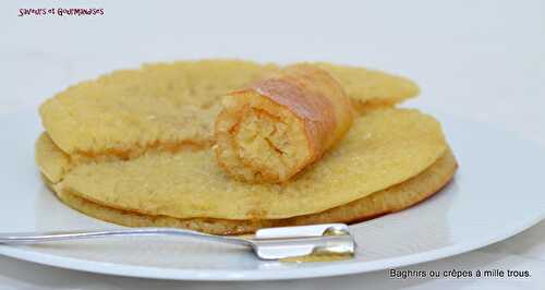 Baghrir ou crêpes à mille trous.