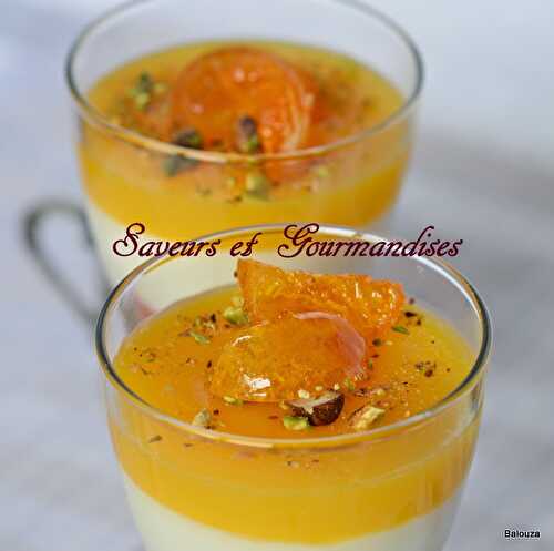 Balouza aux 2 Oranges. Orange and Milk  Pudding.