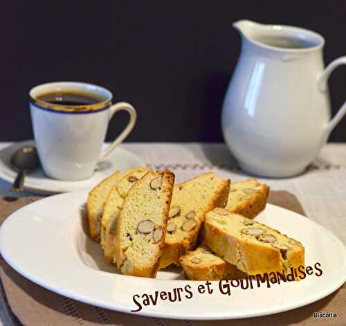 Biscotti de Toscane (à ma façon)