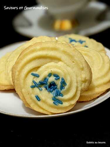 Biscuits Sablés au beurre.