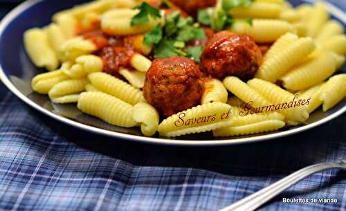 Boulettes de Dinde, Sauce Tomates de Giada Di Lorentiis