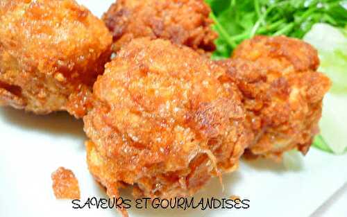 Boulettes de poisson croustillantes.