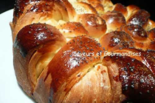 Brioche feuilletée en fleur.