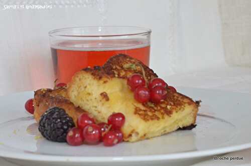  Brioche perdue à la vanille.