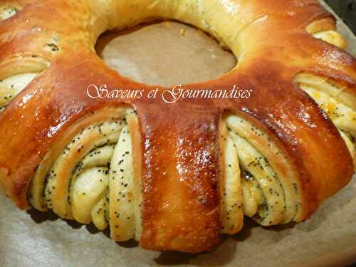 Brioche Roulée aux Graines de Pavot.