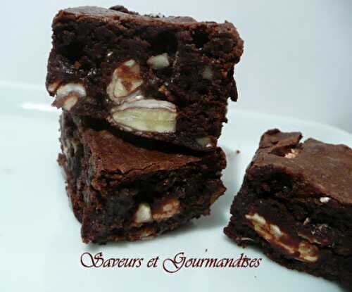 Brownies aux (blanches) dragées.