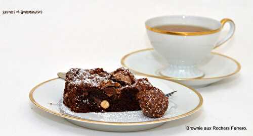 Brownies aux Rochers Ferrero.