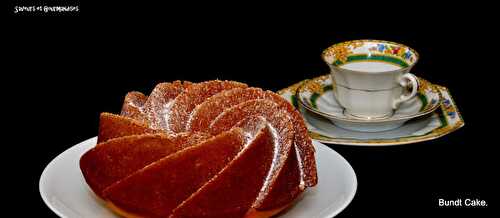  Bundt Cake aux amandes, citron et buttermilk.