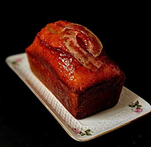 Cake au citron et huile d'olive  (de  Christophe Bacquié).