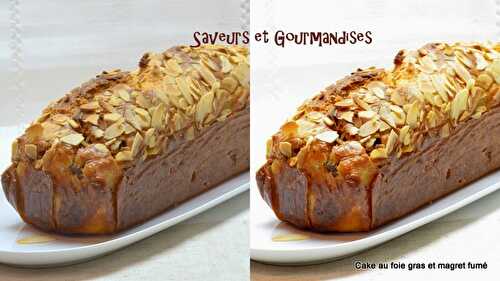 Cake au Foie Gras et au Magret Fumé.