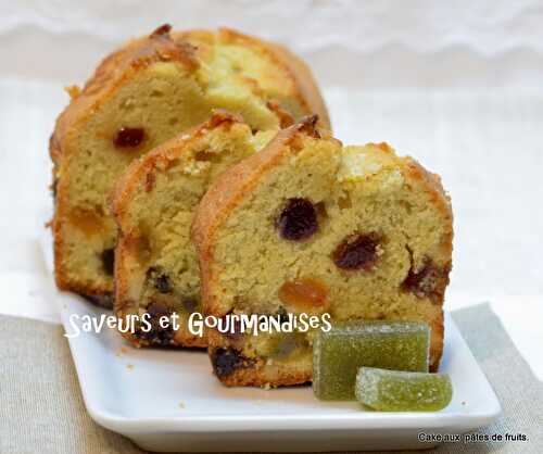 Cake aux Pâtes de Fruits.