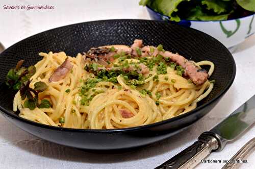 Carbonara aux Sardines.