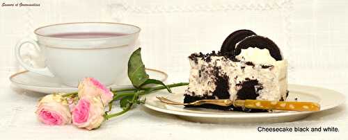 Cheesecake Black and White (cheesecake aux oréos).
