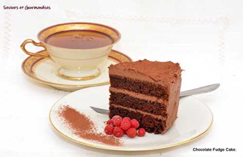 Chocolate Fudge Cake, gâteau très chocolat de Nigella.