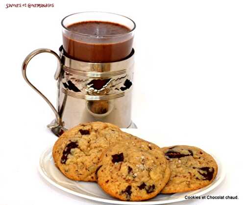 Cookies à la fleur de sel et Chocolat chaud.