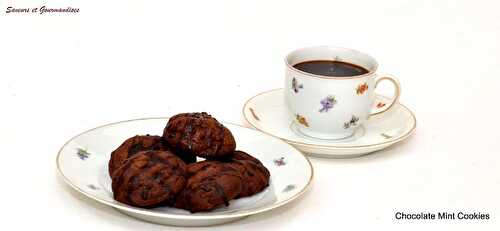 Cookies au Chocolat mentholé de Nigella..