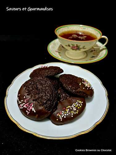 Cookies Brownies au chocolat.