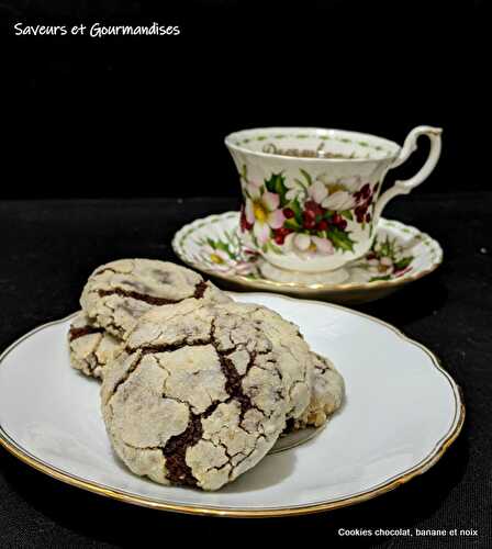    Cookies Chocolat, Banane et Noix d'Ottolenghi.