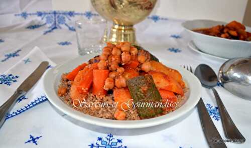 Couscous d’Orge aux Légumes et Viande.