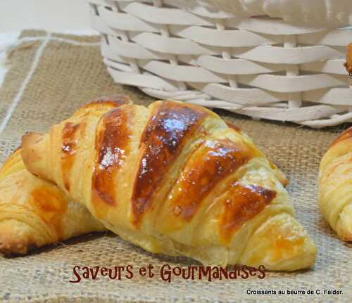 Croissants au beurre de C. Felder.