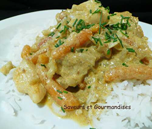 Curry au poisson (express).