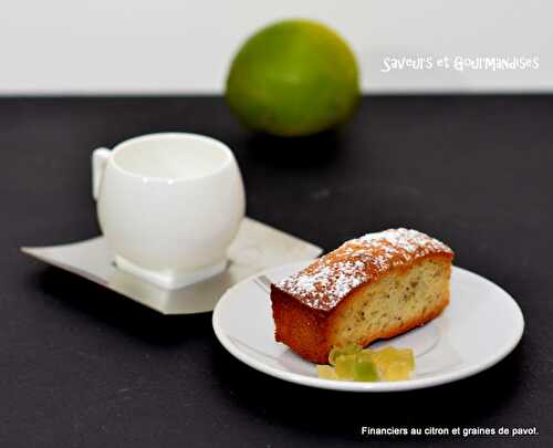 Financiers Citron Pavot.