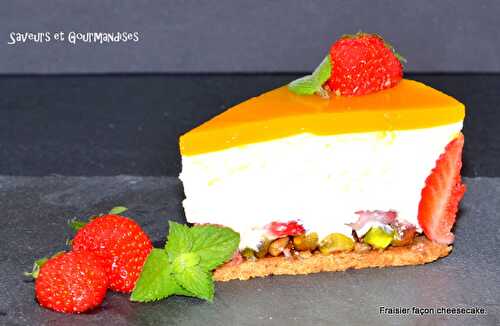 Fraisier Façon Cheesecake.